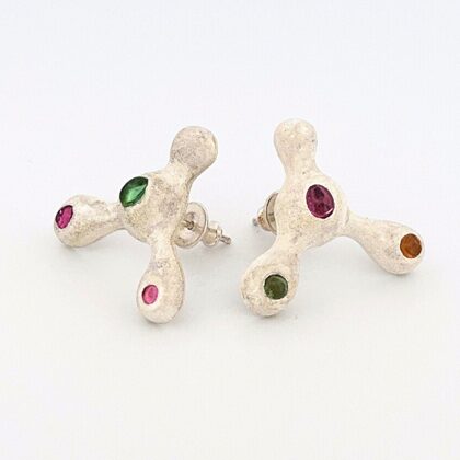 auskari JŪRAS ZĀLE turmalīni